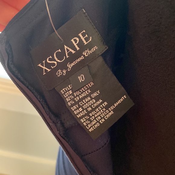 XScape Navy Formal Dress - Picture 6 of 7